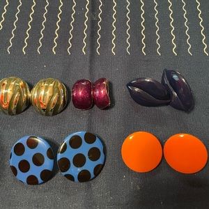 Womens Clip on Earrings Bundle